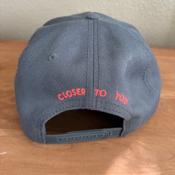 Eldora Logo Colorado Ski Resort Dark Gray & Red Adjustable Baseball Cap - Picture 4 of 13